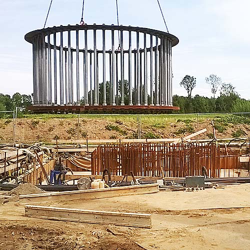 Industrie Schwan Bau für die Industrie